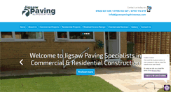 Desktop Screenshot of jigsawpavingdriveways.com